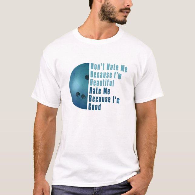 Im Bevackra Im Bra Bowling Blue T-shirt (Framsida)