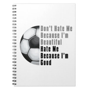 Im Bevackra Im Bra Soccer Ball Anteckningsbok Med Spiral