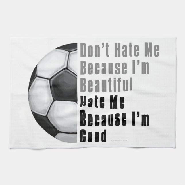 Im Bevackra Im Bra Soccer Ball Kökshandduk (Horisontell)