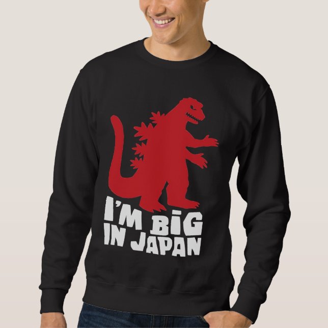 I'm Big In Japan Dad Joke Lång Ärmad Tröja (Framsida)