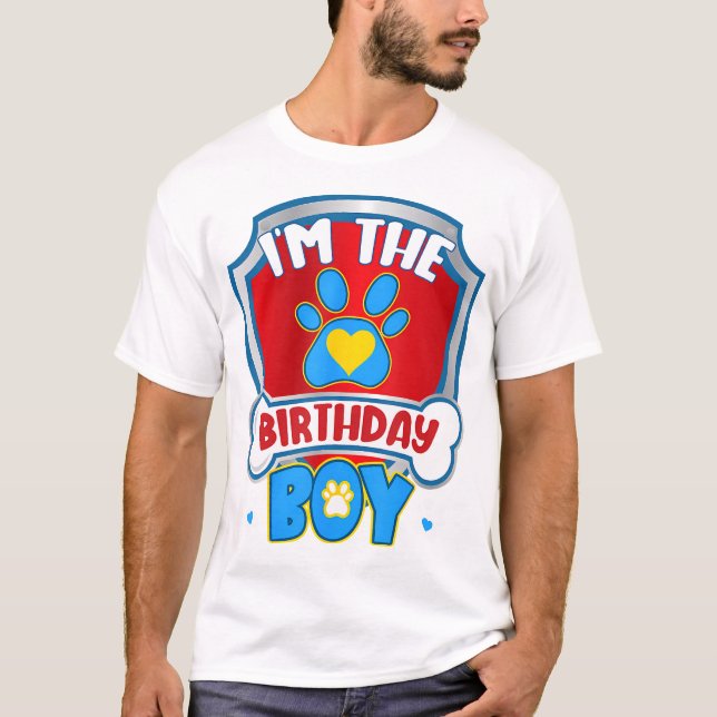 Im Birthday Boy Tass-familjen som matchar T Shirt (Framsida)