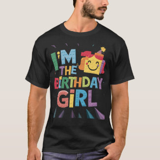 Im Birthday Girl Bygger Brick Family Matchin T Shirt