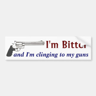 Im bittert och Im klängande till min vapen Bildekal