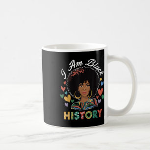 Im Black History Month African Amerikansk historia Kaffemugg