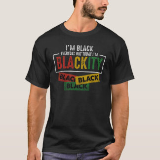 Im Blackity Black African American Vintage T Shirt