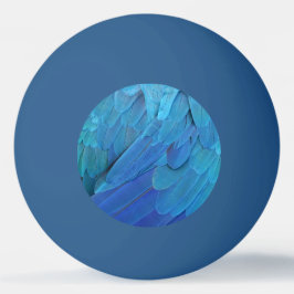 I'm blue - Macaw feathers Pingisboll