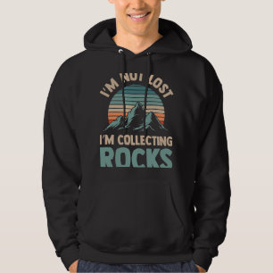 Im Borttappad Im Samlar in Sten Geology Stone Geol Hoodie