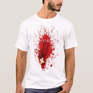 Im Bra Bloody Blood Stain Graphic T Shirt