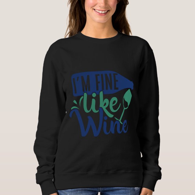 Im Bra som Vin T Shirt (Framsida)