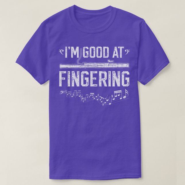 Im Bra vid Fingering Bassoonist Funny BasSnart T Shirt (Design framsida)