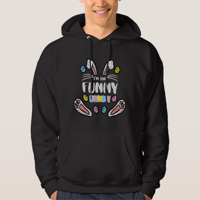 Im Bunny Rabbit Påsk som matchar Manar Women Kids Hoodie (Framsida)