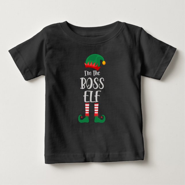 Im Chef Elf-matchande jul T Shirt (Framsida)