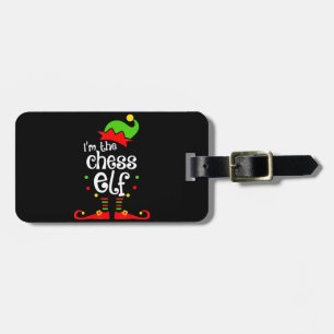im Chess Elf julafton familjvän christmas-gåva Bagagebricka