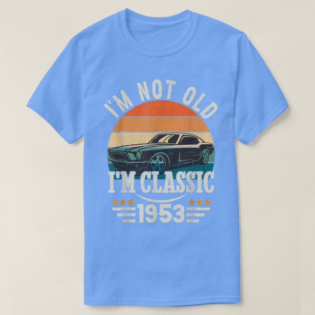 Im Classic Car 69: e födelsedagspressen 69 år gamm T Shirt (Design framsida)