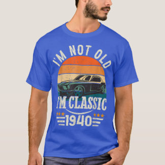 Im Classic Car 82:a födelsedagsgåva 82 år gammal b T Shirt