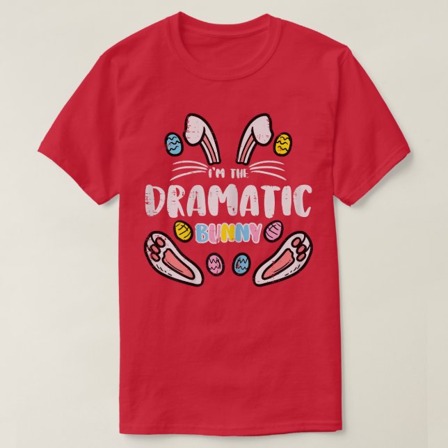 Im den dramatiska Bunny Påsk-matchningsfamiljen Ma T Shirt (Design framsida)