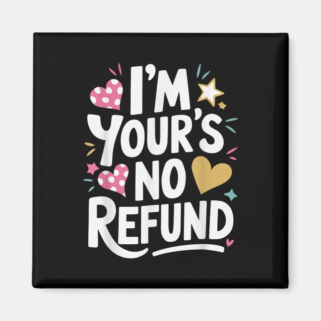 Im din retur, Valentine Heart Valentines day Magnet (Framsidan)