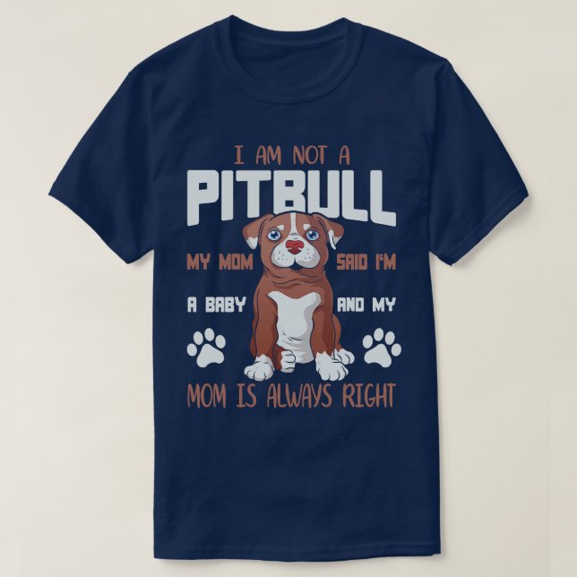 Im ej en Pitbull Im A BA T Shirt (Design framsida)