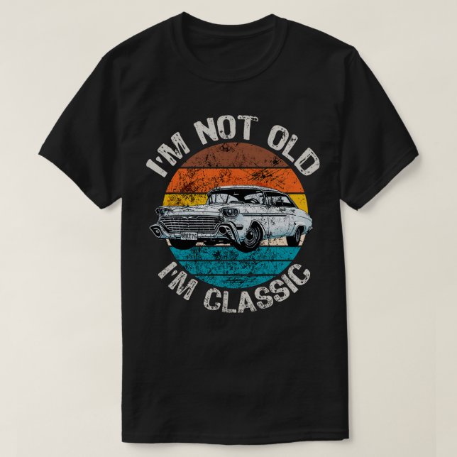 Im ej gammal Im Classic (12) T Shirt (Design framsida)