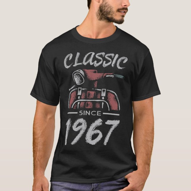 Im ej gammal Im Classic 1967 | Födelsedag Gift T Shirt (Framsida)
