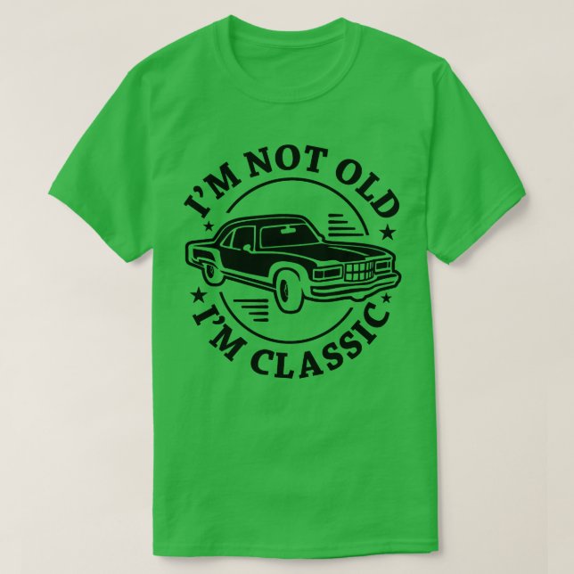 Im ej gammal Im Classic (38) T Shirt (Design framsida)