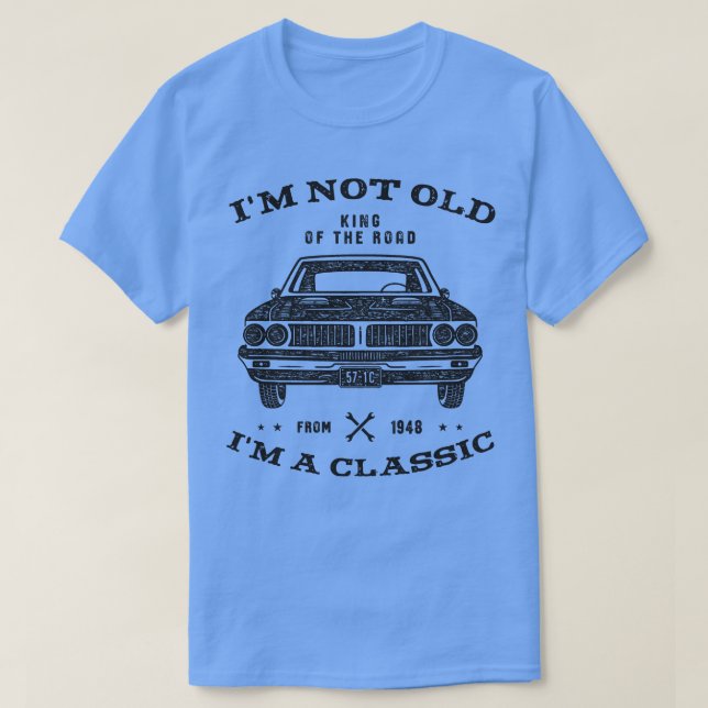 Im ej gammal Im Classic (46) T Shirt (Design framsida)