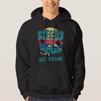 Im ej gammal im klassisk vespa scooter (Blue) Clas Hoodie