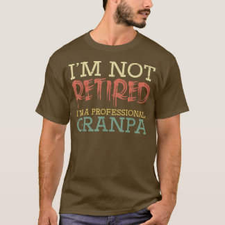 Im Ej pensionerad Professionell Grandpa Funny Far T Shirt