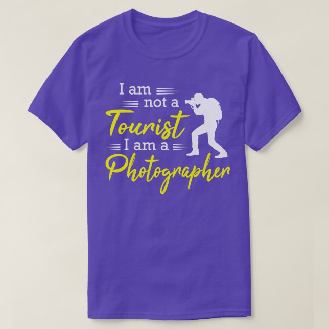 Im ej turist, imma, foto (4) t shirt (Design framsida)