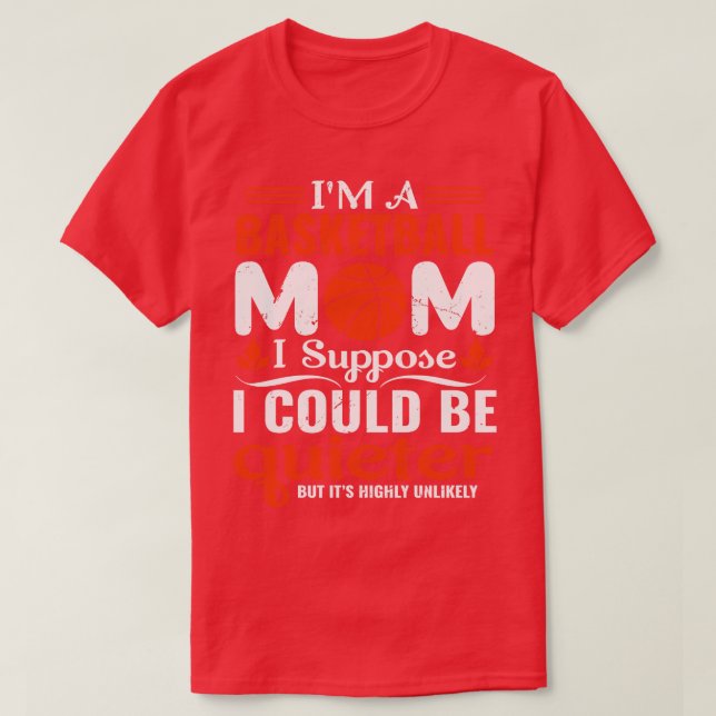 Im en basketboll mamma t shirt (Design framsida)