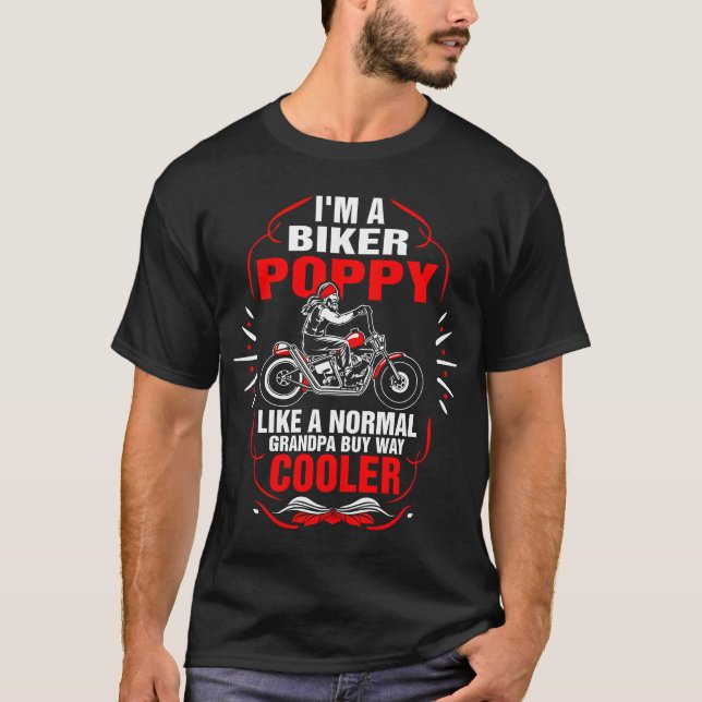 Im en bikervallmoTshirt T Shirt (Framsida)