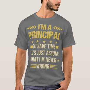 Im en huvudsaklig, finansierad skolhuvudoffert t shirt