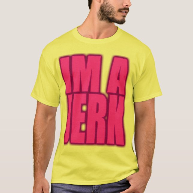 IM en IDIOTjerkin som rycker till idiotdans T-shirt (Framsida)
