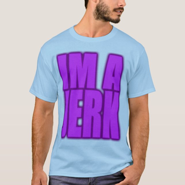 IM en IDIOTjerkin som rycker till idiotdans Tee (Framsida)