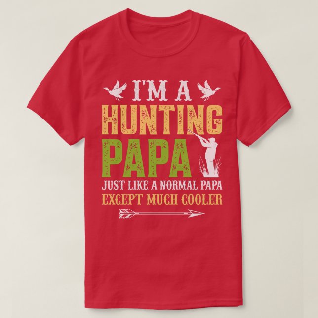 Im en jakt på pappa t shirt (Design framsida)