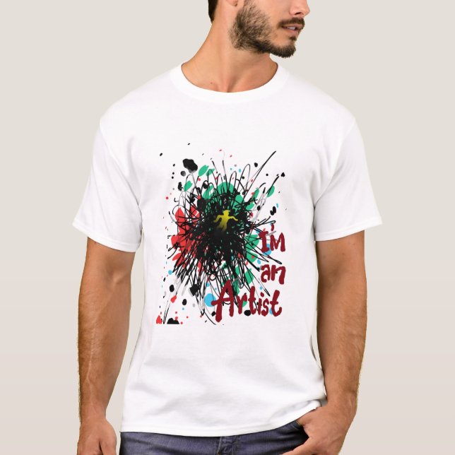 im en konstnär t-shirt (Framsida)