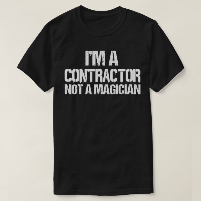 Im en kontrakterande Sarcastic Contratraers Gift T Shirt (Design framsida)
