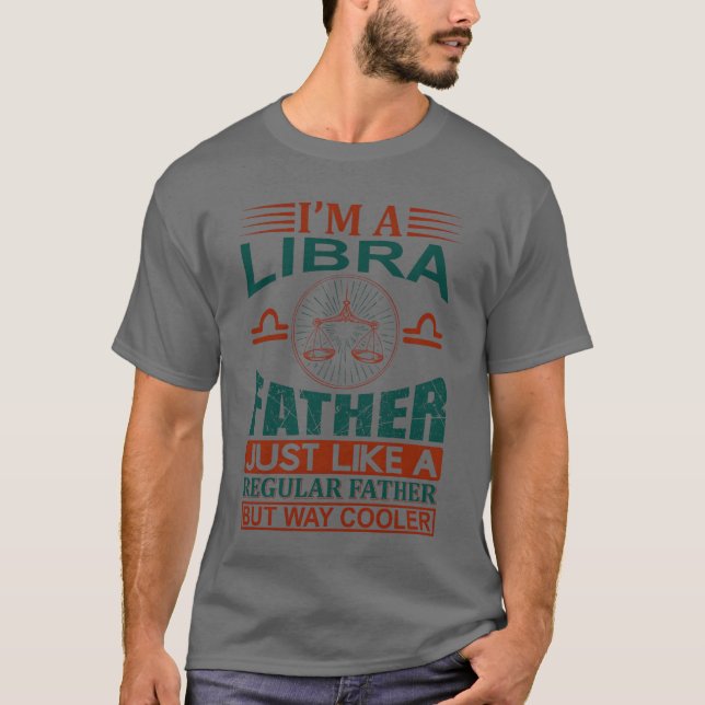 Im en libra far lustig t shirt (Framsida)