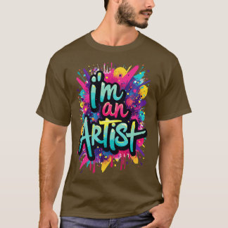 im en söt graffiti-text t shirt