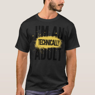 Im en vuxen tekniskt5 t shirt