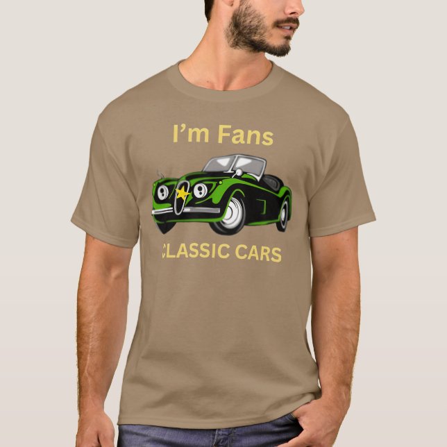 IM FANS CLASIC CARS SHIRT girl T (Framsida)