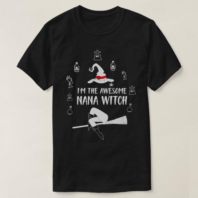Im fantastisk Nana Witch T Shirt (Design framsida)