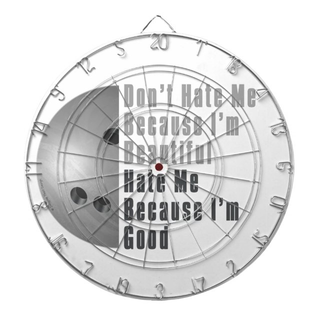 Im Fine Im Bra Bowling Grått Darttavla (Framsidan)