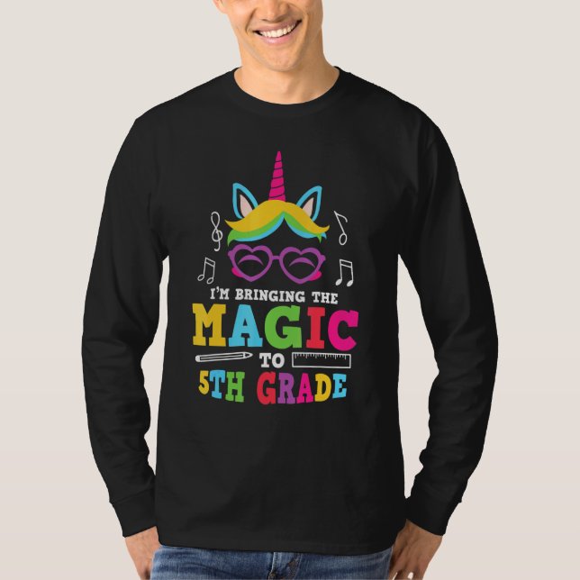 Im för Magic till 5:e Klass Back to school T Shirt (Framsida)