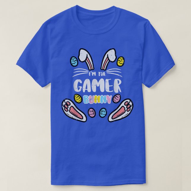 Im Gamer Bunny Påsk Matching Family Boys Manar T Shirt (Design framsida)