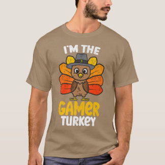 Im Gamer Turkey Happy thanksgiving 2022 Hösten T Shirt