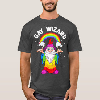 Im Gay Manar Boykompis Gift Rainbow Wizard LGB T Shirt