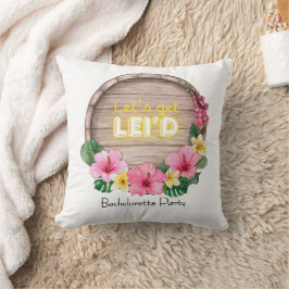 I'm Getting Maui'd Let's Get Lei'd Reversible Kudde