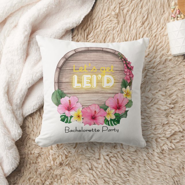 I'm Getting Maui'd Let's Get Lei'd Reversible Kudde (Filt)