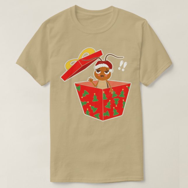 Im Gift Funny Ant-julgåvan T Shirt (Design framsida)